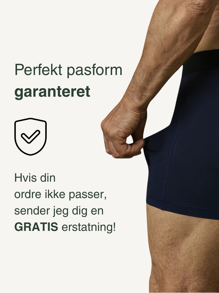 Bjørns Originale Lækagesikre Boxershorts (Sort)